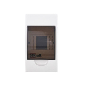Корпус навесной ЩРН-П-4 20х11х9 4мод.IP41 пластик. DEKraft 31008DEK