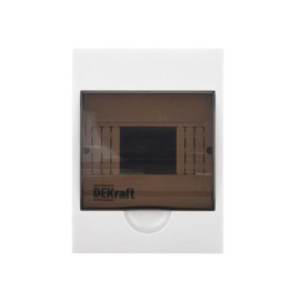 Корпус навесной ЩРН-П-6 20х15х10 6мод. IP41 пластик. DEKraft 31009DEK
