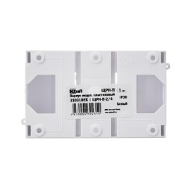 Корпус навесной ЩРН-П-2/4 12.5х7.8х5.8 2-4мод. IP30 пластик. бел. DEKraft 31031DEK