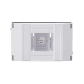 Корпус навесной ЩРН-П-2/4 12.5х7.8х5.8 2-4мод. IP30 пластик. бел. DEKraft 31031DEK