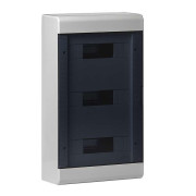 Щиток ОП Тусо 36мод. с прозр. двер. 520х303х117.5мм сер. Рувинил 68036СП