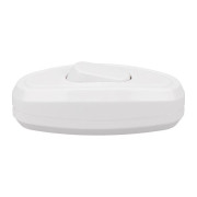 Выключатель-кнопка 6А 250ВON-OFF на электропровод для настольной лампы/бра бел. Rexant 36-3016