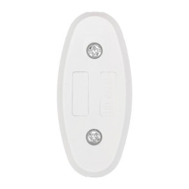 Выключатель-кнопка 6А 250ВON-OFF на электропровод для настольной лампы/бра бел. Rexant 36-3016