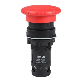 Кнопка аварийного останова OptiSignal Compact D22 С7-ESTR-411 красн. 1НО+1НЗ XB7ES545P КЭАЗ 362131