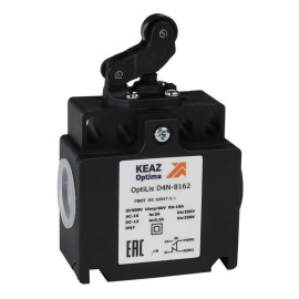 Выключатель концевой OptiLiS D4N-8162 рычаг роликовый горизонт. перемещение EN 50047 XCKT2121P16 КЭАЗ 365316