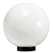 Светильник НТУ 06-100-01 "Шар" 400 Б 100Вт E27 IP55 опал ПММА /корпус плоск. черн. (инд. упак.) Элетех 1030480231