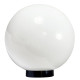 Светильник НТУ 06-100-01 "Шар" 400 Б 100Вт E27 IP55 опал ПММА /корпус плоск. черн. (инд. упак.) Элетех 1030480231