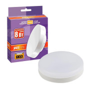 Лампа светодиодная PLED-GX53 8Вт таблетка матовая 3000К тепл. бел. GX53 640лм 230В JazzWay 2855374