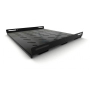 Полка стационарная Г=450мм нагр. до 50кг TSH3M-450-RAL9004 усилен. с боков. крепл. для шкафов TTB TTBR TTC2 TWB TWM TWFS 485х450мм черн. RAL 9004 Hyperline 397126