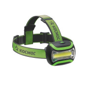 Фонарь светодиодный налобный 3Вт КОБ Космос KOC-H3WCOBLED