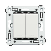 Выключатель 2-кл. 2мод. СП Avanti 