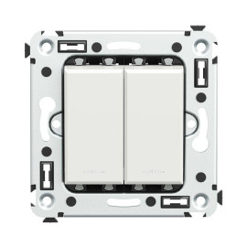 Выключатель 2-кл. 2мод. СП Avanti 