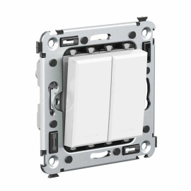 Выключатель 2-кл. 2мод. СП Avanti 