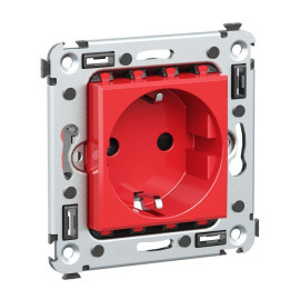 Розетка 1-м СП 2мод. Avanti 