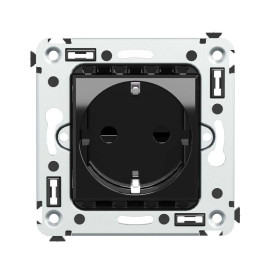 Розетка 1-м СП 2мод. Avanti 