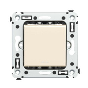 Выключатель 1-кл. 2мод. СП Avanti 