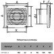 Вентилятор вытяжной осевой 100мм бел. AURAMAX OPTIMA 4