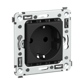 Розетка 1-м СП 2мод. Avanti 