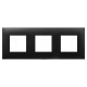 Рамка 3-м 6мод. Avanti "Черный матовый" DKC 4412906