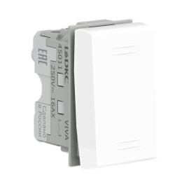 Выключатель 1-кл. 1п 1мод. Viva 16А IP20 бел. DKC 45011