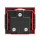 Розетка 1-м 2мод. Viva 16А IP20 2P+E с заземл. защ. шторки красн. DKC 45015