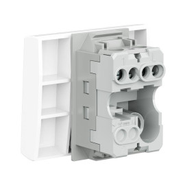Выключатель 1-кл. 1п 2мод. Viva 16А IP20 бел. DKC 45021