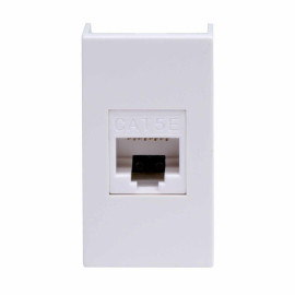 Розетка компьютерная 1-м 1мод. Viva RJ45 кат.5E бел. DKC 45038