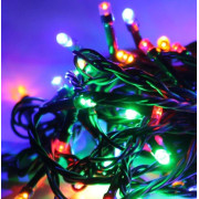 Гирлянда светодиодная 50LED провод 6.5м 8 режимов мигания Космос KOC_GIR50LED_RGB