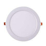Светильник светодиодный PPL-R 18Вт 6500К IP40 d220мм кругл. ультратонкий встраив. WH ДВО JazzWay 5009721A