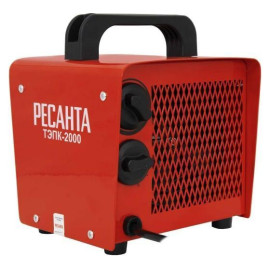 Пушка тепловая электрическая ТЭПК-2000 керамич. нагревательный элемент Ресанта 67/1/21