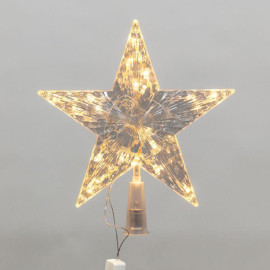 Фигура светодиодная "Звезда" 22см LED тепл. бел. 230В IP20 на елку постоян. свечение Neon-Night 501-006