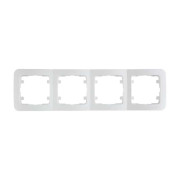 Рамка 4-м Lillium горизонт. бел. Makel 71039
