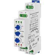 Реле контроля напряжения 3ф РКН-3-15-15 УХЛ4 AC 230В/AC 400В 4-х проводная схема включения задержка срабатывания 0.1...10с ток контактов исполнит. реле 8А 2п Меандр A8302-16933945