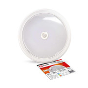 Светильник светодиодный СПБ-2Д-КРУГ 14Вт 4000К 1100лм 230В 210мм с датчиком бел. IN HOME 4690612020693