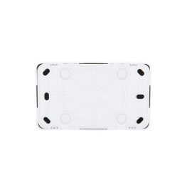 Розетка 2-м ОП Viola 16А IP20 без заземл. бел. LEZARD 751-0200-128