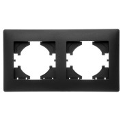 Рамка 2-м Bravo графит GUSI С1020-010