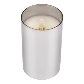 Свеча декоративная CL7-SET3-sr с пультом 3хAAA для каждой свечи (не в компл.) серебр. (уп.3шт) ФАZА 5018792