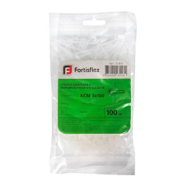 Хомут кабельный КСМ 3х100 нейл. бел. (уп.100шт) Fortisflex 55810