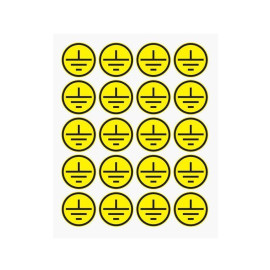 Наклейка знак электробезопасности 