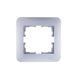 Рамка 1-м Karina Life горизонт. матов. серебр. LEZARD 708-4300-146