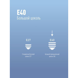 Лампа светодиодная KOSMOS premium HWLED 200Вт 6500К E40 220В Космос KHWLED200WE4065