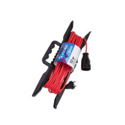 Удлинитель-шнур на рамке 1х10м 6А IP20 1.3кВт ПВС 2х0.75 КОСМОС YPKsm10m-1g(6A)