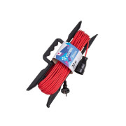 Удлинитель-шнур на рамке 1х30м 6А IP20 1.3кВт ПВС 2х0.75 КОСМОС YPKsm30m-1g(6A)