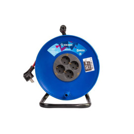Удлинитель на катушке 4х50м с заземл. 16А IP20 3.5кВт ПВС 3х1.5 КОСМОС YKKsm50m-4g-Z(16A)