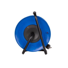 Удлинитель на катушке 4х50м с заземл. 16А IP44 3.5кВт ПВС 3х1.5 термозащ. КОСМОС YKKsm50m-4g-Z(16A)IP