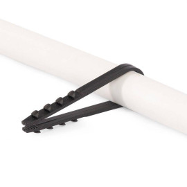 Дюбель-хомут ДХ 5-10 для круглого кабеля нейлон черн. (уп.100шт) Fortisflex 59544