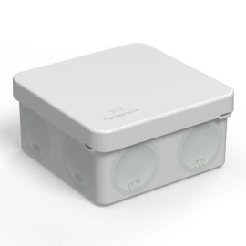 Коробка распределительная ОП для прямого монтажа двухкомпонентн. безгалогенная (HF) 80х80х40 Промрукав 60-0210