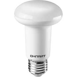 Лампа светодиодная 61 143 OLL-R63-8-230-6.5K-E27 8Вт 6500К холод. бел. E27 800лм 176-264В ОНЛАЙТ 61143
