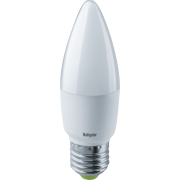 Лампа светодиодная 61 327 NLL-C37-8.5-230-2.7K-E27-FR 8.5Вт свеча матовая 2700К тепл. бел. E27 640лм 176-264В Navigator 61327