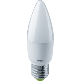 Лампа светодиодная 61 328 NLL-C37-8.5-230-4K-E27-FR 8.5Вт свеча матовая 4000К нейтр. бел. E27 680лм 176-264В Navigator 61328
